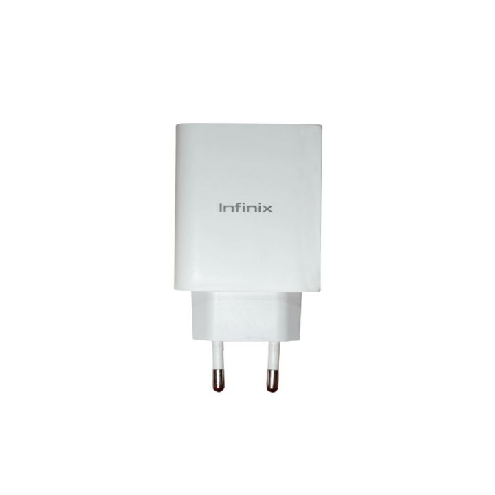 Original Infinix 33W Fast Charge Adapter + Free Type-C Cable [Open Parcel Allowed]