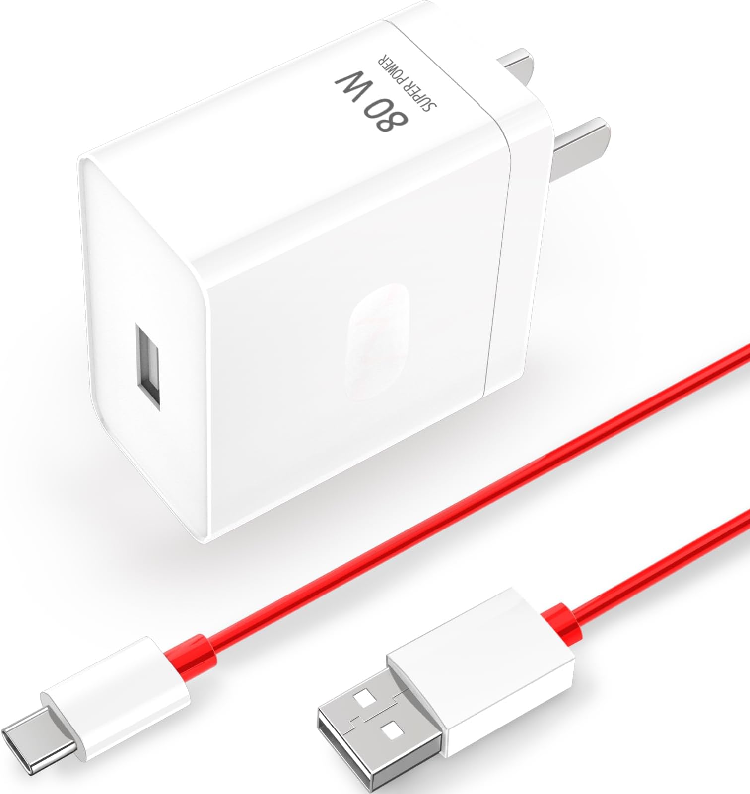 Original OnePlus 80W SuperVOOC Charger | 100% Original + Free Cable [Open Parcel Allowed]