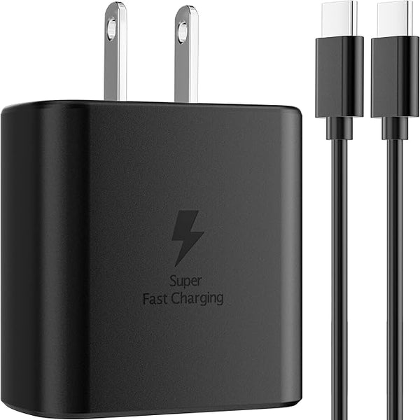 45W Super Fast Charger for Samsung | 100% Original + Free Cable [Open Parcel Allowed]
