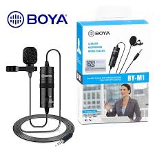 BOYA BYM1 LAVALIER COLLAR MIC ORIGINAL