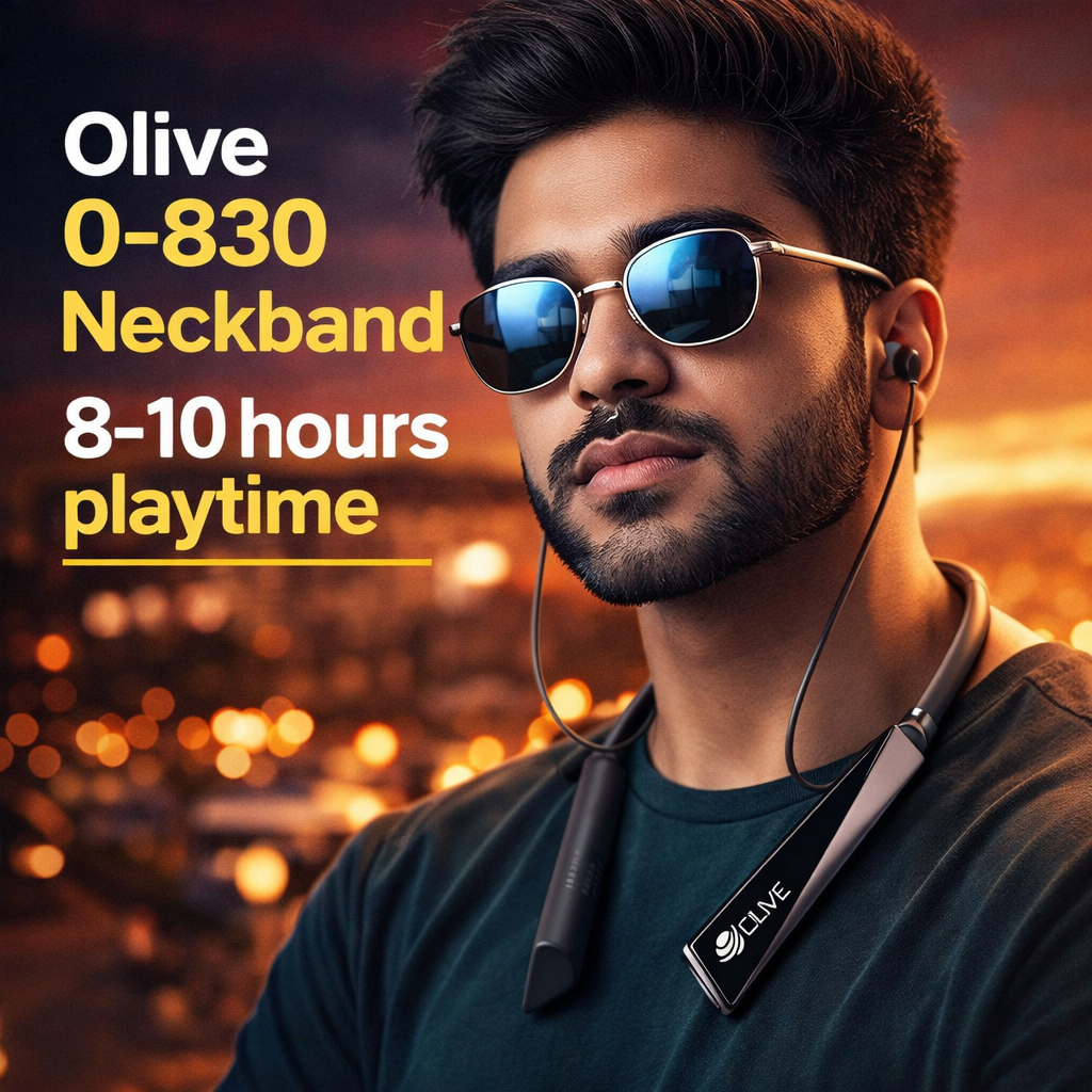 Chargezilla World's Smallest 30000mAh Powerbank With Free Olive Neckband (1 Year Warranty)