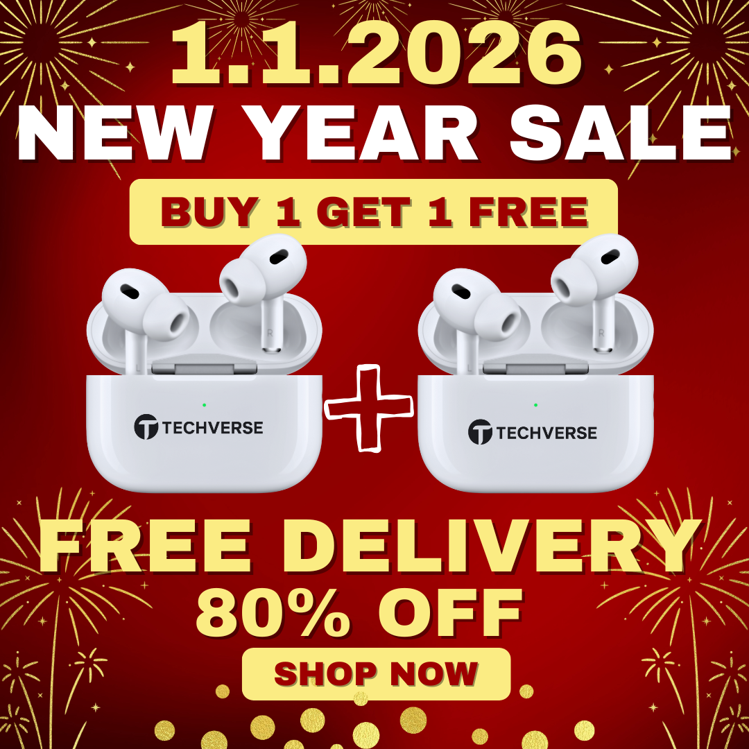 BUY 1 GET 1 FREE AIRPODS PRO 2ND GENERATION ANC BUZZER WITH SILICONE POUCH