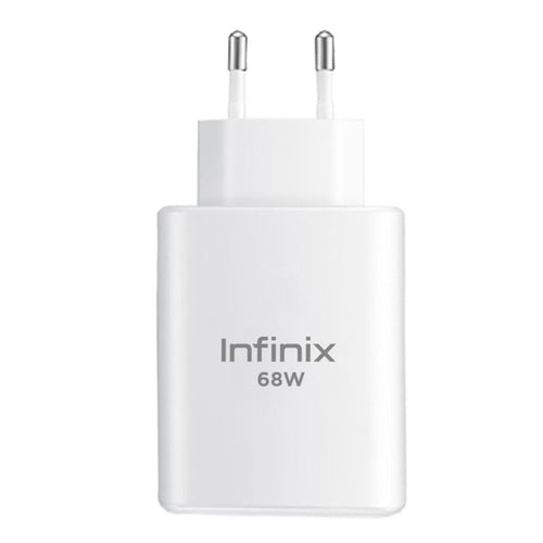 Infinix 68W All-Round FastCharge Charger | 100% Original + Free Cable [Open Parcel Allowed]